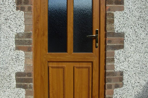 woodgrain foil uPVC residential doors